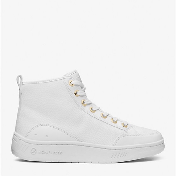 Michael Kors Women's Shea High-Top Sneaker Size：7.5 New With Box - Picture 3 of 4